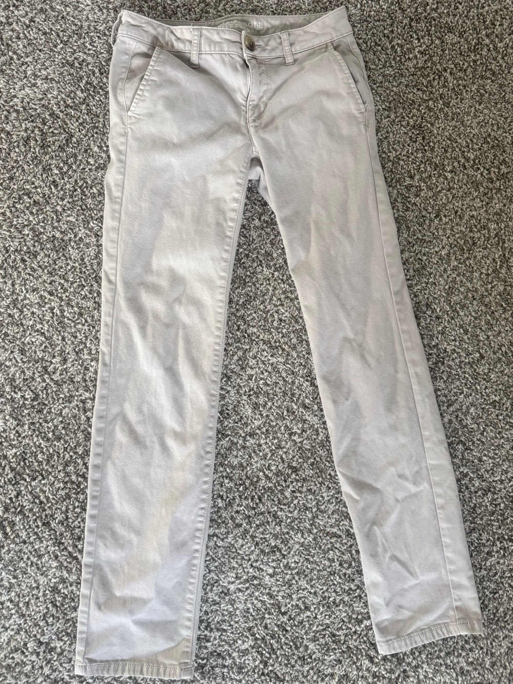 American Eagle Outfitters Super Stretch Cotton Modal Khaki Pants